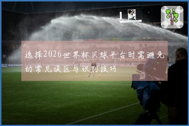 选择2026世界杯买球平台时需避免的常见误区与识别技巧