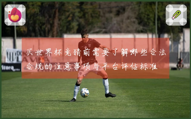 买世界杯竞猜前需要了解哪些合法合规的注意事项与平台评估标准